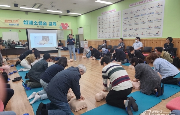 현장에서 증명된 4분의 기적…안양시, 올해도 심폐소생술 교육 적극 추진!