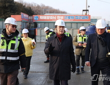 김성제 의왕시장, 동절기 안전사고 예방 인동선‧경강선(월곶~판교) 공사 현장 점검!