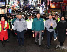 안산시, 설 명절 대비 민·관·경 합동 순찰… 시민 안전 빈틈없게!
