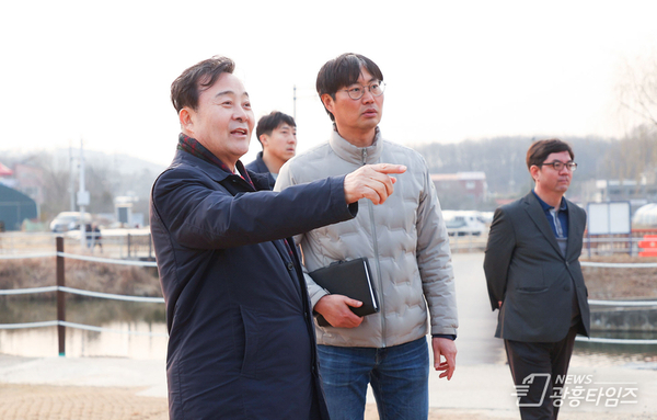 김성제 의왕시장, 왕송호수공원 일대 현장 점검!
