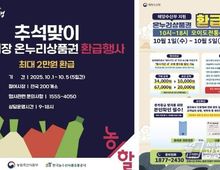 시흥시, 추석맞이 전통시장 온누리상품권 환급행사 추진!