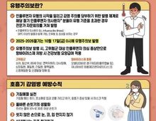 화성특례시, 인플루엔자 예방수칙 준수 당부!