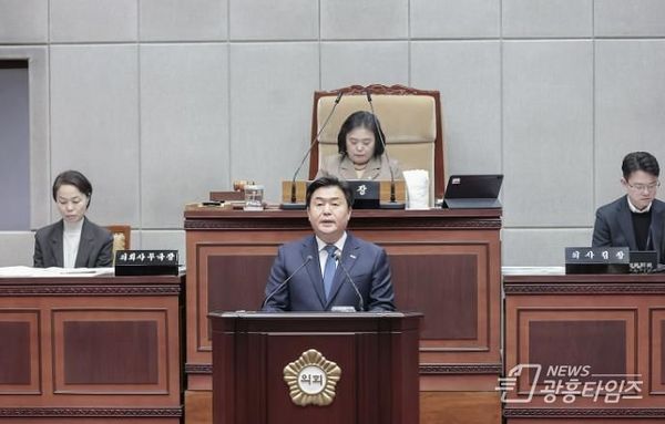 임병택 시흥시장, "시흥 미래 위해 과감히 도전하겠다" 시정연설 통해 2026년 시정 구상 밝혀!