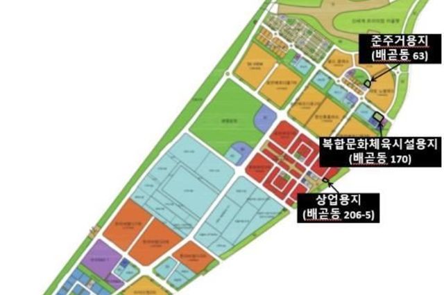 시흥시 배곧신도시 유휴부지 5필지 수의계약 매각 추진!