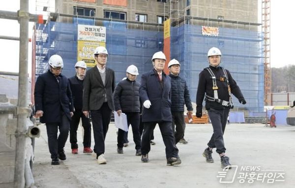 김성제 의왕시장, 부곡 지역 주요 사업 현장 점검 추진!