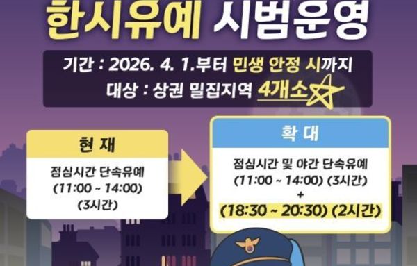 [기획]부천시, 상권 주정차 단속 유예 확대…지역경제 활력 불어넣는다!