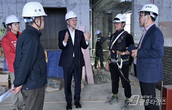 안산시, 공공 복합커뮤니티센터 건립 현장 점검으로 완성도 높인다!