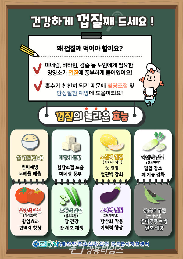 안양·군포·의왕·과천 공동급식지원센터, 어르신 바른 식생활 지원사업 홍보물(제공=군포시)