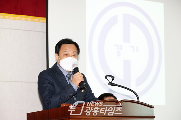 장현국 의장, 경기도개인택시운송사업조합 정기대의원총회 참석 (제공=경기도의회)