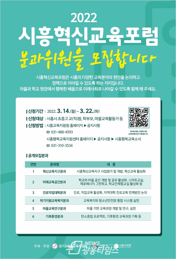 시흥혁신교육포럼 분과위원(제공=시흥시)