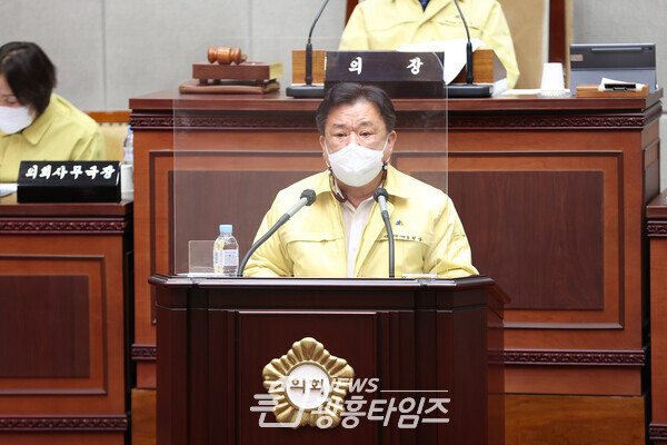 홍원상 의원, 5분 발언(제공=시흥시의회) 홍원상 의원, 5분 발언(제공=시흥시의회)