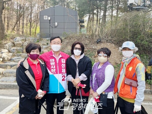 다사랑봉사단(제공=김성제 예비후보 선거캠프) 다사랑봉사단(제공=김성제 예비후보 선거캠프)
