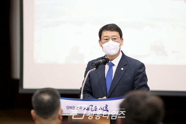 은행동주민자치회출범식_박춘호 의장(제공=시흥시의회) 은행동주민자치회출범식_박춘호 의장(제공=시흥시의회)