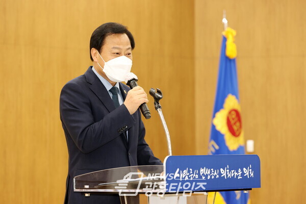 장현국 의장, 5월 월례조회서 '지방의회 불합리한 제도개선 노력지속' 밝혀 (제공=경기도의회) 장현국 의장, 5월 월례조회서 '지방의회 불합리한 제도개선 노력지속' 밝혀 (제공=경기도의회)