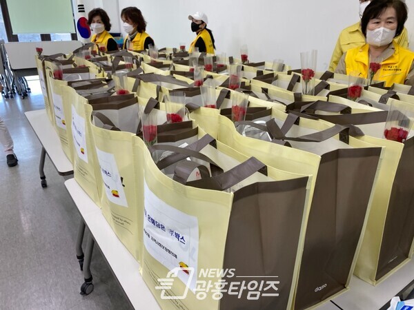 배곧2동 효 박스( 사진제공=배곧2동 행정복지센터) 배곧2동 효 박스( 사진제공=배곧2동 행정복지센터)