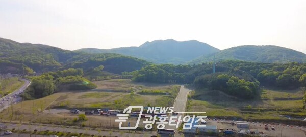 의왕백운밸리 종합병원 예정 부지_유튜브 캡처(제공=김성제 후보 선거캠프)