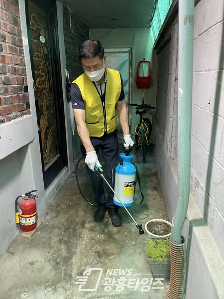 방역활동 (사진제공=의왕시) 방역활동 (사진제공=의왕시)