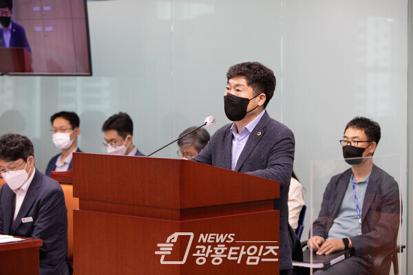 정대운 의원, 공공주택 특별법 개정 건의(제공=경기도의회) 정대운 의원, 공공주택 특별법 개정 건의(제공=경기도의회)