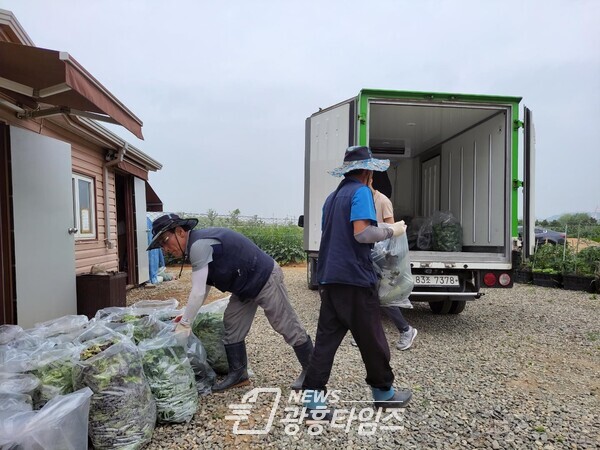 도시농업공원 농작물 지원(사진제공=시흥시) 도시농업공원 농작물 지원(사진제공=시흥시)