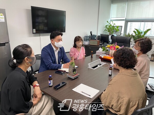 최종현 의원, 장애인난타단 활성화 정담회 가져(제공=경기도의회)