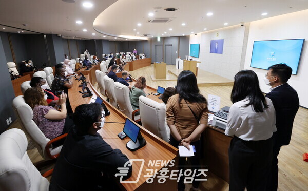 G20 각국 정책담당자, 도의회 의정관 경기마루 공식 방문지방의회 역사 배워가 (제공=경기도의회)