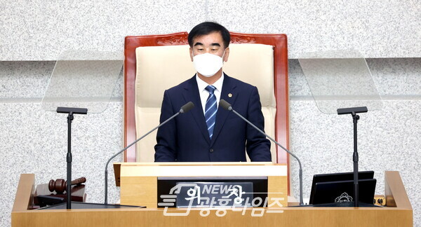 염종현 의장, 의회와 경기도경기도교육청 간 협의체 구성 제안 (제공=경기도의회)