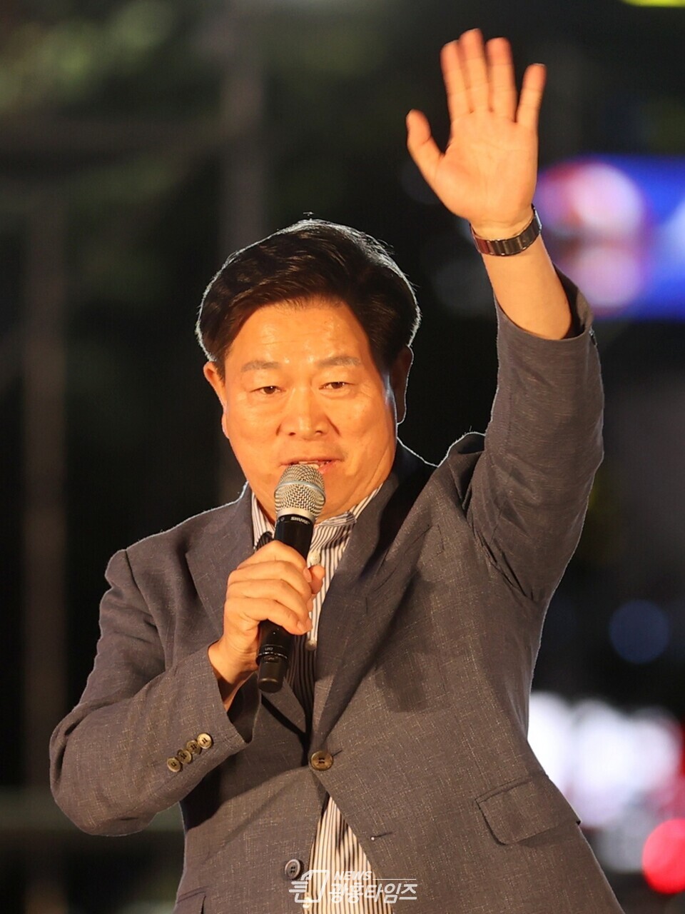 박승원 광명시장 개막 축사(사진제공=광명시) 박승원 광명시장 개막 축사(사진제공=광명시)