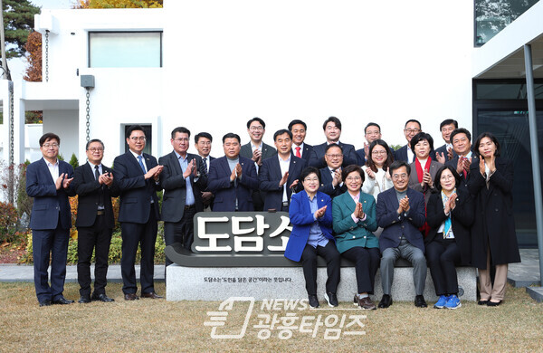 5분 발언 도의원 초청 간담회(사진제공=경기도)