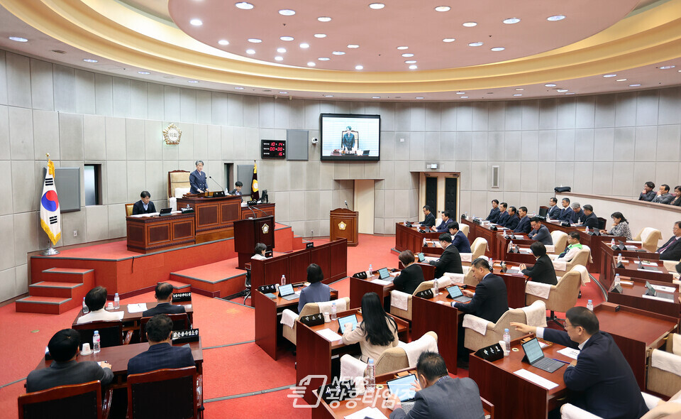 제305회 시흥시의회 제2차 본회의(사진제공=시흥시의회)