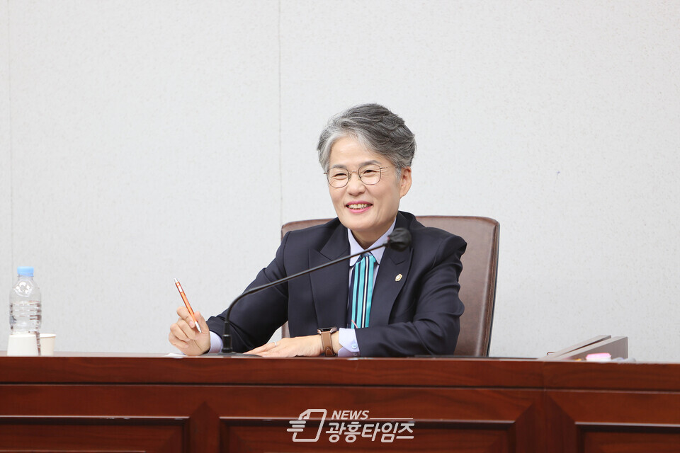 시흥시의회, 청렴교육_송미희 의장(사진제공=시흥시의회)