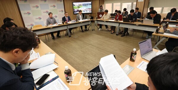 경기도교육청, 학교체육 활성화 정책 인성‧인재‧미래 담았다(체육건강과) 브리핑(사진제공=경기도교육청)