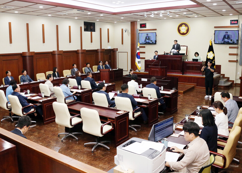 광명시의회, 제1차 정례회 폐회(사진제공=광명시의회) 광명시의회, 제1차 정례회 폐회(사진제공=광명시의회)