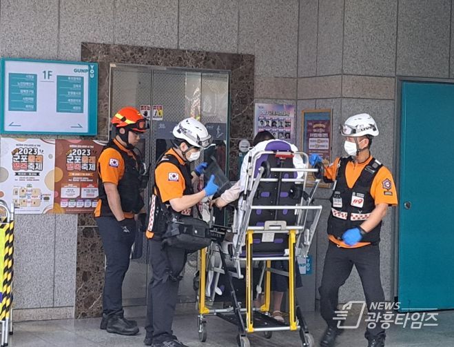 군포시, 2023년 승강기 사고대응 합동훈련 실시