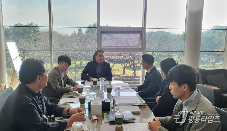 경기도의회 김철진 의원, 경기도미술관 수장고 및 야외 경관조명 설치 현장 점검