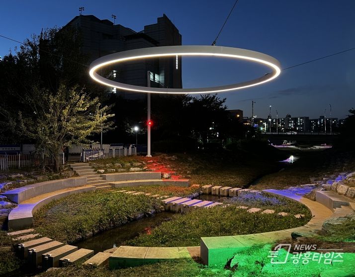 광명시 빛의 명소 '한내 은하수길' 한국색채대상 수상