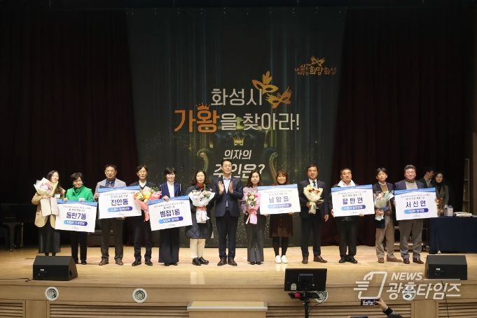 정명근 화성시장, 2023년 하반기 적극행정 우수공무원6명 시상