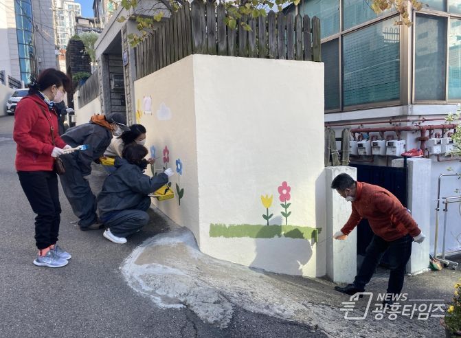군포시, 군포역세권 도시재생지역 내 노후담장 및 옹벽 개선사업 추진