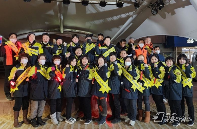 오산시 2024년 첫 번째 안심귀갓길 민관경 합동순찰