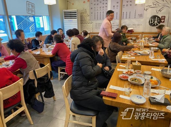 오산지역 6개 로타리클럽, 설 맞아 독거어르신 떡국 대접