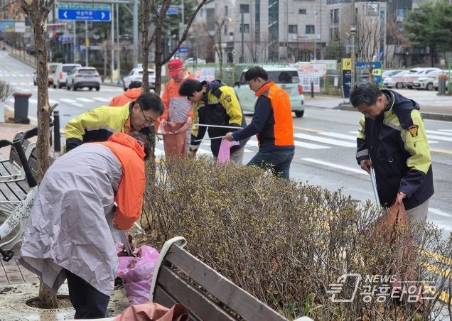 오산시 의용소방대, 깨끗한 신장2동 만들기에 앞장서