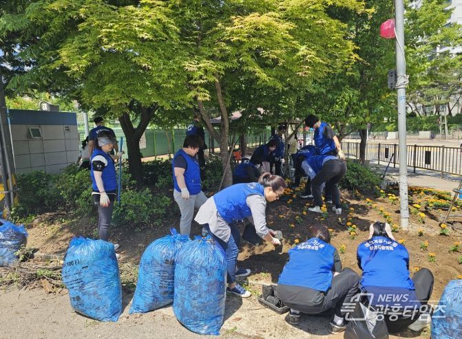 의왕시 고천동 바르게살기위원회, 꽃길 가꾸기 실시