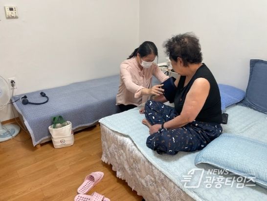 광명시 보건소, 취약계층 폭염 대응 방문 건강관리 추진