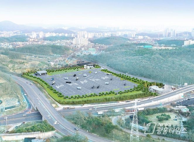 선부동 대형(화물)자동차 공영차고지 예상 조감도