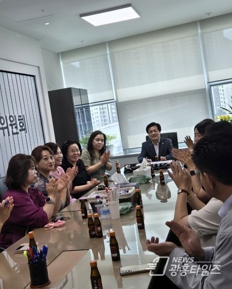 경기도의회 여성가족평생교육위원회 문형근 위원장, 경기도어린이집연합회 정담회 개최