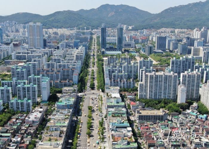 평촌 신도시 전경