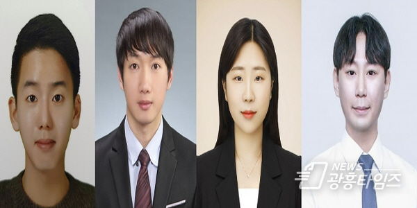 제6회 청년상 수상자 사진_(왼쪽부터)김성욱 이봉준 박기양 편진범 씨