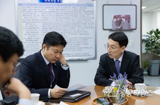 김성중·오후석 경기도 행정부지사, 국회 예결위 찾아 경기도 주요 국비사업 지원 요청