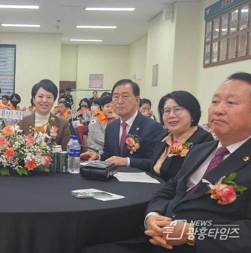 이서영 도의원, 제4주년 의용소방대원의 날 분당소방서 기념식 참석