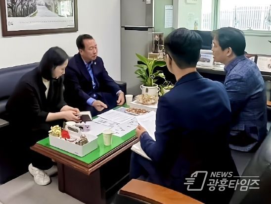 안계일 의원, 경기도교육청과 첫 현장 논의