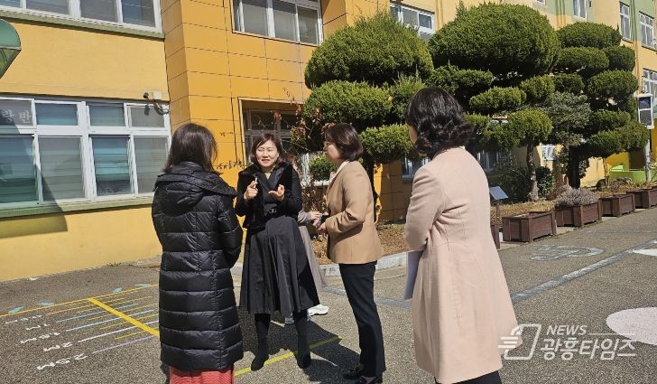 경기도시흥교육지원청, 채열희 교육장 통학로·학교 안전 현장 점검 실시